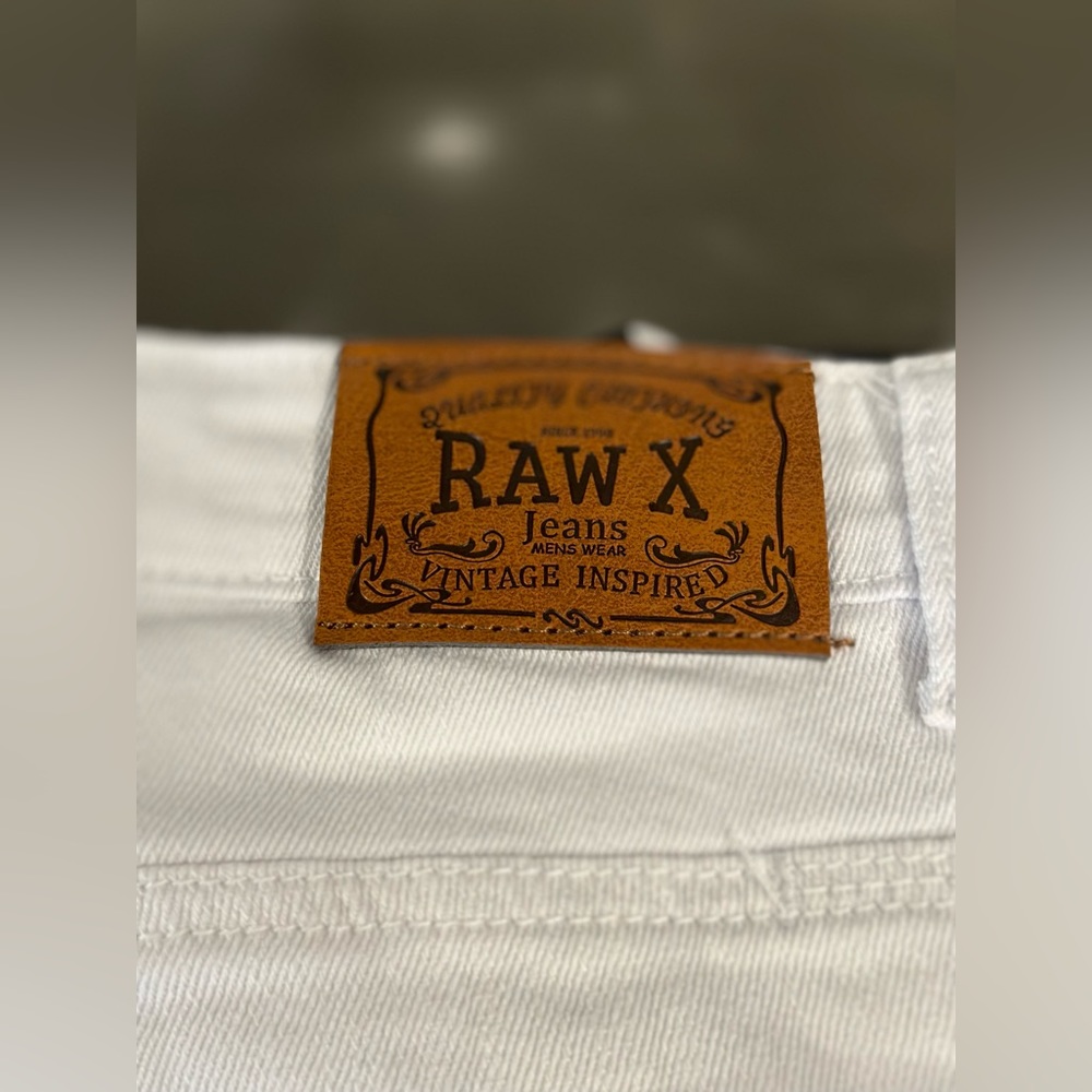 Raw X Jeans Vintage Inspired - White - Picture 5 of 5